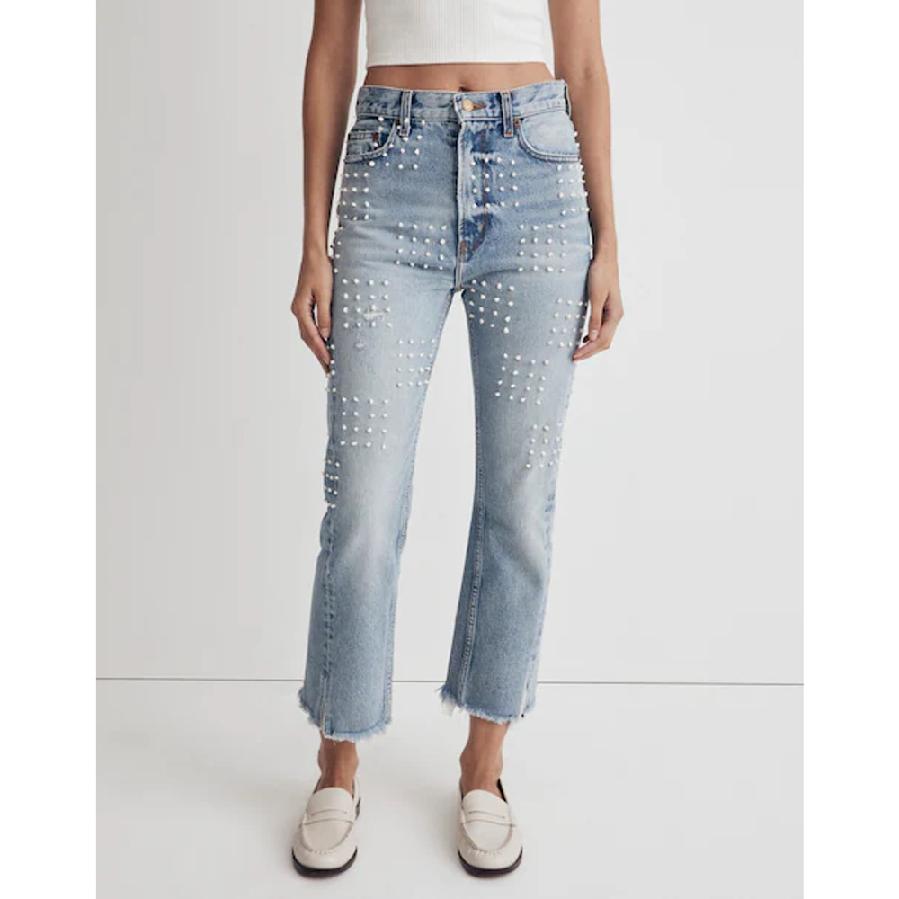 Madewell B Sides Embroidered Stowe Jeans Size 29